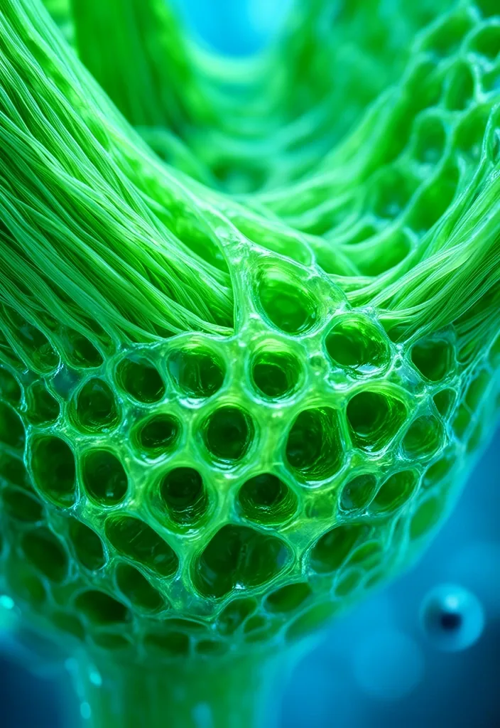 Microscopía botánica de fibra